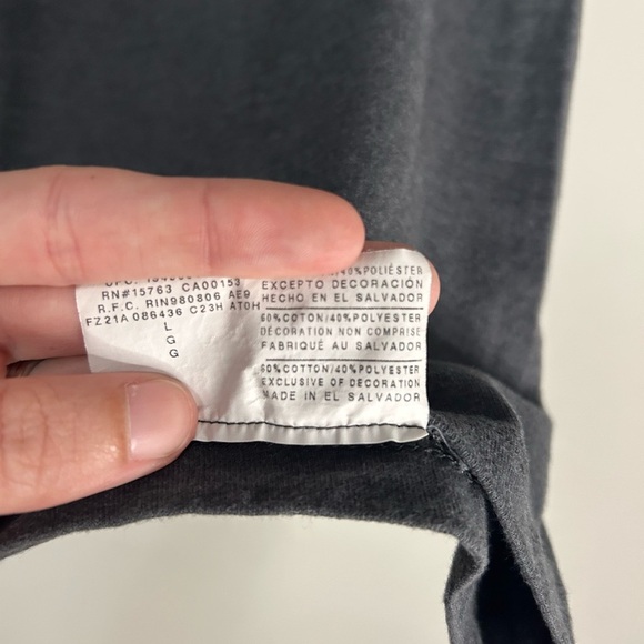 Champion Men's Gray T-Shirt, Size L - Picture 4 of 7